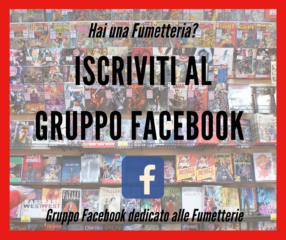 Gruppo Facebook dedicato alle Fumetterie